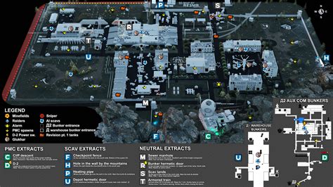 reserve map tarkov dev